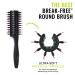 Wet Brush Straighten & Style Round Brush - Ideal for All Hair Types - Achieve a Perfect Blow Out with Ease, Less Pain & Breakage - Open Barrel Design for Quick Drying - Buy Online on GoSupps.com