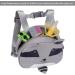 Bebamour Gray Bear Mini Backpack with Safety Plugs | Portable Children's Bag with Safety Line & Dishes | Ideal for Boys & Girls - Shop Now! - Buy Online on GoSupps.com