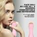 Oil-Absorbing Volcanic Face Roller - 4 Interchangeable Balls | Natural Volcanic Stone | Pink Face Scooter for Oily Skin - Buy Online on GoSupps.com