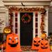 STEFORD Halloween Pumpkin Leaf Lawn Bags - Set of 6 | Jack O Lantern Yard Fall Leaf Trash Bags | Halloween Decorations & Party Favors - Buy Online on GoSupps.com