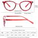 5 Pack Blue Light Blocking Reading Glasses for Women - Fashionable Computer Readers with Spring Hinges Anti-Glare & Eyestrain - 2.0 Power - Buy Online on GoSupps.com