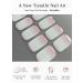 Buy Ombre Pink Semi Cured Gel Nail Strips - 20 PCS | Salon Quality Gradient Nail Stickers | Easy Application UV Light Required - Buy Online on GoSupps.com