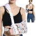 Fotgok Breathable Arm Sling with Waist Belt for Shoulder Women-Shoulder Immobilizer with Strong Support-Breathable Arm Support Brace for Shoulder Injury  Peony