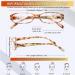 Cojwis 4 Pack Stylish Reading Glasses for Women - HD Clear Lens Multi-Colored Readers (0.75x) - Shop Internationally - Buy Online on GoSupps.com