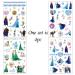 GODSON Princess Temporary Tattoos - 4 Sheets for Kids, Women, and Adults - Party Favors and Birthday Decorations - 4 Count - Buy Online on GoSupps.com