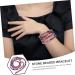 COHEALI 2pcs Beads Stone Beaded Bracelet Beaded Necklace Bead Bracelet Beaded Decor Beaded Jewelry Stone Jewelry Purple 0.80X0.80X0.80CM - Buy Online on GoSupps.com