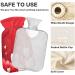 Buy Lovely Realistic Vector Heart Hot Water Bottle & Cover - Soft & Warm 2L for Winter Relief | Perfect for Bed Hand Neck & Shoulders - Buy Online on GoSupps.com