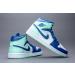 Nike Air Jordan 1 Mid Sneaker - Mystic Navy/Mint Foam-White | Men's Size 11 - Buy Online on GoSupps.com