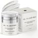 Moon and Skin Hyaluronic Brightening Moisturizer Kojic Acid Cream for Face Neck & Eyes Day & Night Lightweight Acne-Safe Anti-Aging Hydrating & Plumping - Airless Pump Fresh Feel 1.7 fl oz