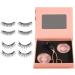 Magnetic False Eyelash Eyelashes Short Set with 2 Pairs Magnetic False Eyelashes for Parties Natural Lashes for Weddings Birthday Gifts(size:B) - Buy Online on GoSupps.com