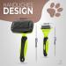 Prettypaw Professional Cat Brush Set - Optimal Care for Short & Long Hair | 100% Hygiene & Comfort with Rounded Massage Bristles - Buy Online on GoSupps.com