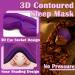 3D Contoured Eye Mask for Lash Extensions - Sleep Mask for Women | Light Blocking Eye Shade for Travel Yoga & Naps - Buy Online on GoSupps.com
