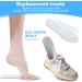 Buy WLLHYF 2 Pairs Ultra-Soft Breathable Shoe Insoles - Cut-to-Size Comfort Inserts for Men Women & Children - White & Gray - Buy Online on GoSupps.com