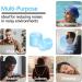 ACVVIP Silicone Ear Plugs - 24 Reusable Noise Canceling Earplugs for Sleeping & Travel - Soft Light Blue with Carrying Box - Buy Online on GoSupps.com