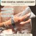 2 Pack Grey Exfoliating Soap Bags for Bar Soap | Foaming Soap Saver Pouches for Bath & Shower - Buy Online on GoSupps.com