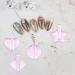 Professional Shaped Acrylic Nail Art Tools | Heart-Shaped Curve Design for DIY Nail Salon | Lencyotool - Buy Online on GoSupps.com
