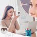 Buy Floral Elephant Round Case for Contact Lens Kit - Cute & Portable Storage Box with Mirror - International Shipping Available - Buy Online on GoSupps.com