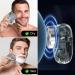 Mini-Shave Portable Electric Shaver Electric Razor for Men with LCD Display One-Button Wet and Dry Mens Razor Pocket Size Type-C Rechargeable Shaver for Travel (Silver with Cleaning Brush) - Buy Online on GoSupps.com