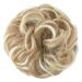 JJStar 2-Piece Hair Part with Rubber Band - Perfect for Dutt Updos Messy Buns & Ponytails | Hair Extensions for Women & Girls in Dirty Blonde - Buy Online on GoSupps.com
