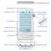 NURSAL Dual Channel TENS Unit - Pain Relief Muscle Stimulator with 16 Pads 24 Modes & Touchscreen for Easy Use - Perfect for Seniors - Buy Online on GoSupps.com