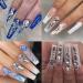 Crystal White Nail Rhinestones Set - 2920 Pcs Multi Shape Flatback Gems for Acrylic Nails & Jewelry Design - Buy Online on GoSupps.com