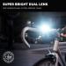 Cycle Torch Ultra Bright USB Rechargeable Bike Light Set with Safety LED Tail Light - Perfect for Night Riding on Mountain, Road, and City Bicycles - Buy Online on GoSupps.com