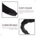 Braided Satin Headband for Women | Vintage Padded Hair Accessory - Black - Buy Online on GoSupps.com