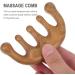 DOITOOL Wooden Head Massage Comb & Gua Sha - Premium Spa & Acupuncture Tools for Relaxation - Buy Online on GoSupps.com