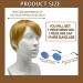 Men's Blonde Short Curled Wig - 70s 80s Disco Costume Wig with Sunglasses | Tshaoun Boy Band Style | Perfect for Halloween & Carnivals - Buy Online on GoSupps.com