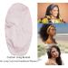 Sengterm Long Satin Hair Hood - Adjustable Silky Sleeping Hat for Women | Extra Big Size for Long Curls | Pink - Buy Online on GoSupps.com