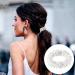 OIIKI Pearl Hair Ties Scrunchies 7pcs - White Weave Elastic Ponytail Holder for Women and Girls - Buy Online on GoSupps.com