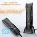 Favrison Men's Pubic Hair Trimmer - All-in-One Waterproof Body Groomer with Ceramic Blade LED Display & Recharge Dock - Buy Online on GoSupps.com
