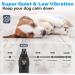 Casfuy 6-Speed Electric Dog Nail Grinder - Rechargeable Super Quiet Claw Scissors for All Dog Sizes - Buy Online on GoSupps.com