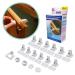 Magnetic Cabinet Locks (12 Locks + 2 Keys) with Adhesive  Easy Installation Tool - Child Proof Drawers - No Tools Or Screws Needed - Jool Baby - Buy Online on GoSupps.com