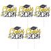 PRETYZOOM 5 Sets Cake Insert Top Hat Cupcake Decors European and American Paper Dessert