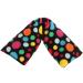 Microwavable Lavender Wheat Bags Printed Fleece Microwave Heat Pack for Back Neck Joints and Shoulder Pain Relief 44cmx13cm (Polka Multi) Printed Fleece Polka Multi