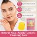 Kojic Acid And Turmeric Pads Resurfacing Pads For Face & Body Exfoliating Cleansing Pads Facial Sponges For Cleansing(40 Pads) - Buy Online on GoSupps.com
