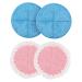 OGORI 4 Pack Replacement Electric Mop Pads, Cleaning & Waxing Pads, 7.28inch