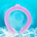 Neck Cooling Wrap Safe Reusable Cold Pack Prevent Falling Off Neck Cooling Tube for Outdoor for Summer (Pink) - Buy Online on GoSupps.com