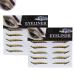 Crystal Crease Eyeliner Sticker Bling Crystal Eyeliner Sticker Reusable Eyeliner and Eyelash Stickers Eye Stickers Makeup Stickers Colorful Eyelid Tape for Party (A)