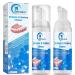 Aligner Cleaner 2 Pack Denture Cleaner and Whitener Paste Foam Perfect for Sports Mouth Guard and Denture Fast-Acting Alternative to Retainer Cleaner Tablets Whitens Teeth and Fights Bad Breath