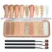 Nude Eyeshadow Palette Makeup Matte Naked Eye Shadow Makeup 9 Neutral Matte & Shimmer Shades Ultra-Blendable Waterproof Long Lasting Eye Make Up Pallet with 3 Brush for Women and Girls (01#)