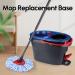 RinseClean Spin Mop Replacement Base - CRTHL Rotating Triangle Head Cover - EasyWring Spin Mop Accessories - Red, Plastic Base Case - Buy Online on GoSupps.com