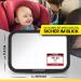 Dunlop 360 Adjustable Baby Car Mirror | Safe Rear View for All Vehicles | Secure Clamping System | Back Seat Auto-Level for Children - Buy Online on GoSupps.com