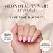 Glamnetic Press On Nails - Think Pink | Reusable Short Oval Light Pastel Pink Nails | 30 Nail Kit with 15 Sizes - Buy Online on GoSupps.com