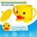 Silicone Toddler Training Sippy Cup with Lid & Double Handle - Unbreakable, 7oz, 6+ Months - Yellow - Buy Online on GoSupps.com