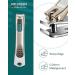 Premium 4PC Manicure Set for Men - Stainless Steel Nail Clippers & Leather Case - Perfect Gift - Buy Online on GoSupps.com