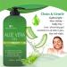 Being Naturals Aloe vera Gel - from 100% Pure Organic Aloe Infused with Snail Mucin/Centella Asiatica - Natural Raw Moisturizer for Face Body Hair. Perfect for Sunburn Acne Razor Bumps 16.9 fl oz - Buy Online on GoSupps.com