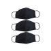 EnerPlex Reusable Cloth Face Mask EXTREME Comfort Washable Mask - Breathable Comfort, Machine Washable Safety Mask, Cloth Masks for Home Office Work Outdoors LARGE (3-Pack) Large (Pack of 3) Black