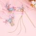 Lurrose 3-Piece Chinese Hairstick Set | Pearl Hairpins & Floral Hair Combs | Japanese Wedding Accessories - Buy Online on GoSupps.com